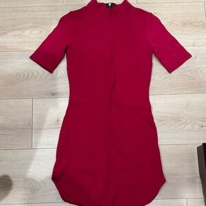 Elegant Red Women's Dress